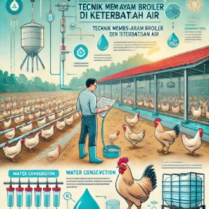 Teknik Membesarkan Ayam Broiler di Daerah dengan Keterbatasan Air